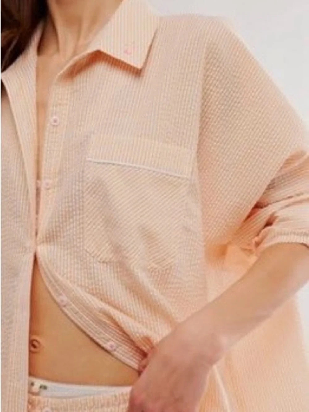 Free People Cloud Nine Lounge Shirt